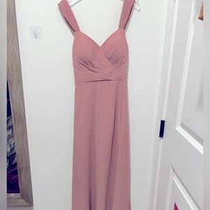 Azazie mauve bridesmaid dress